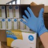 ECOCARE Blue Nitrile Gloves Powder Free