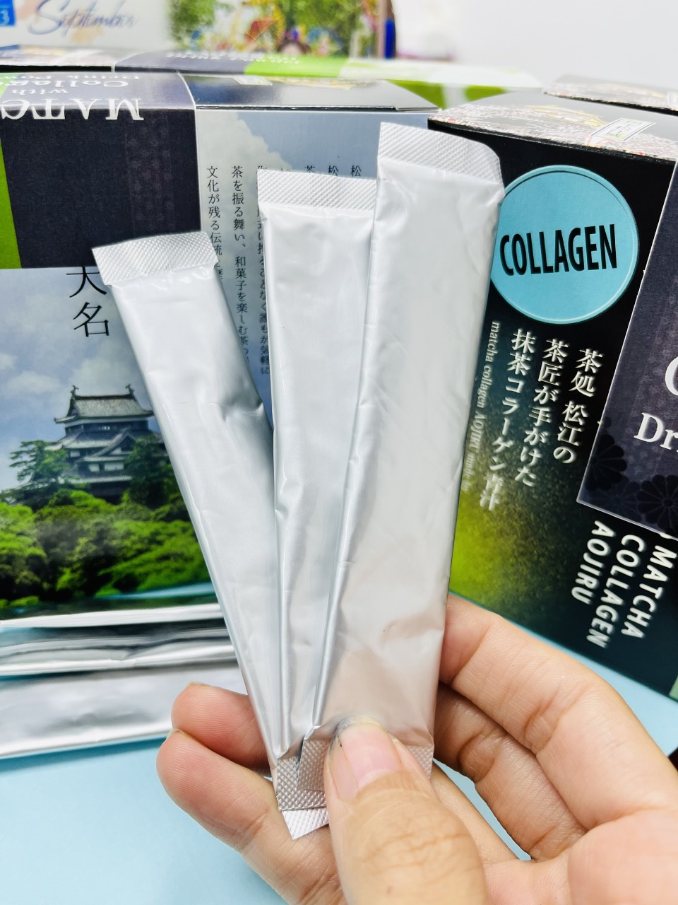 Bột Matcha Collagen Senchasou